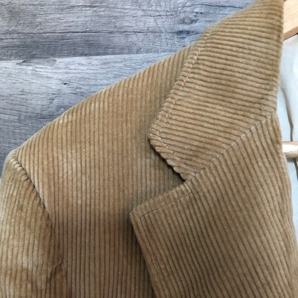 Levi’s Vintage Men’s Tan Corduroy Blazer Sports Coat Large - Picture 3 of 11